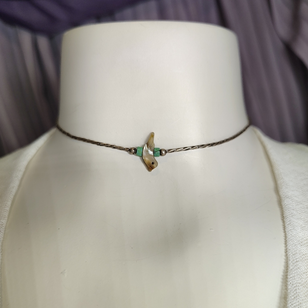 Sterling and mother of pearl